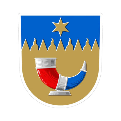 Hämeenkyrö.vaakuna (Finland) (Coat of Arms) STICKER Vinyl Kiss-Cut Decal 4 Inch White - The Sticker Space