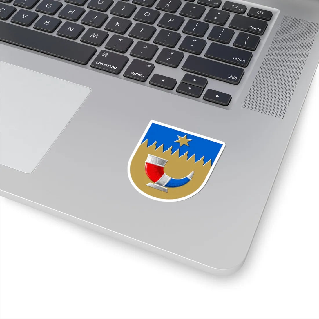 Hämeenkyrö.vaakuna (Finland) (Coat of Arms) STICKER Vinyl Kiss-Cut Decal - The Sticker Space