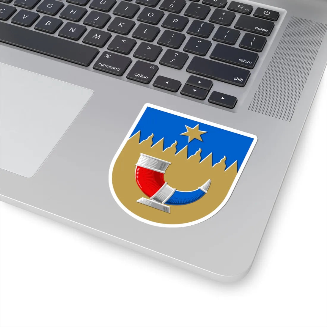 Hämeenkyrö.vaakuna (Finland) (Coat of Arms) STICKER Vinyl Kiss-Cut Decal - The Sticker Space