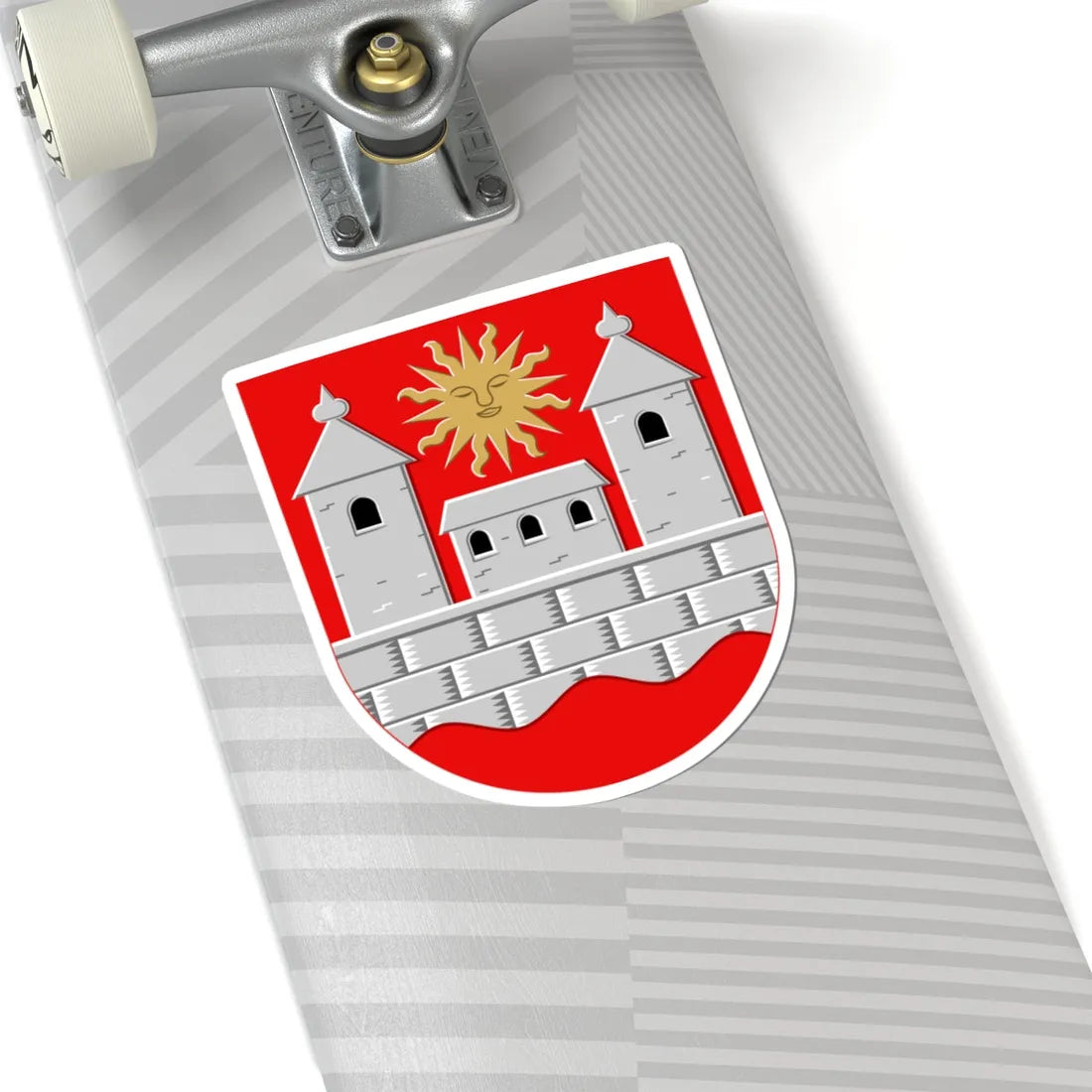 Hämeenlinna.vaakuna (Finland) (Coat of Arms) STICKER Vinyl Kiss-Cut Decal - The Sticker Space