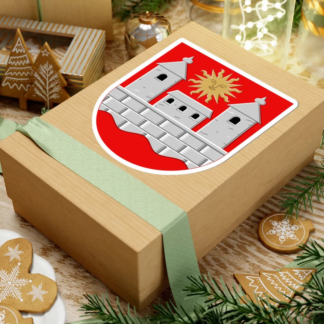 Hämeenlinna.vaakuna (Finland) (Coat of Arms) STICKER Vinyl Kiss-Cut Decal - The Sticker Space