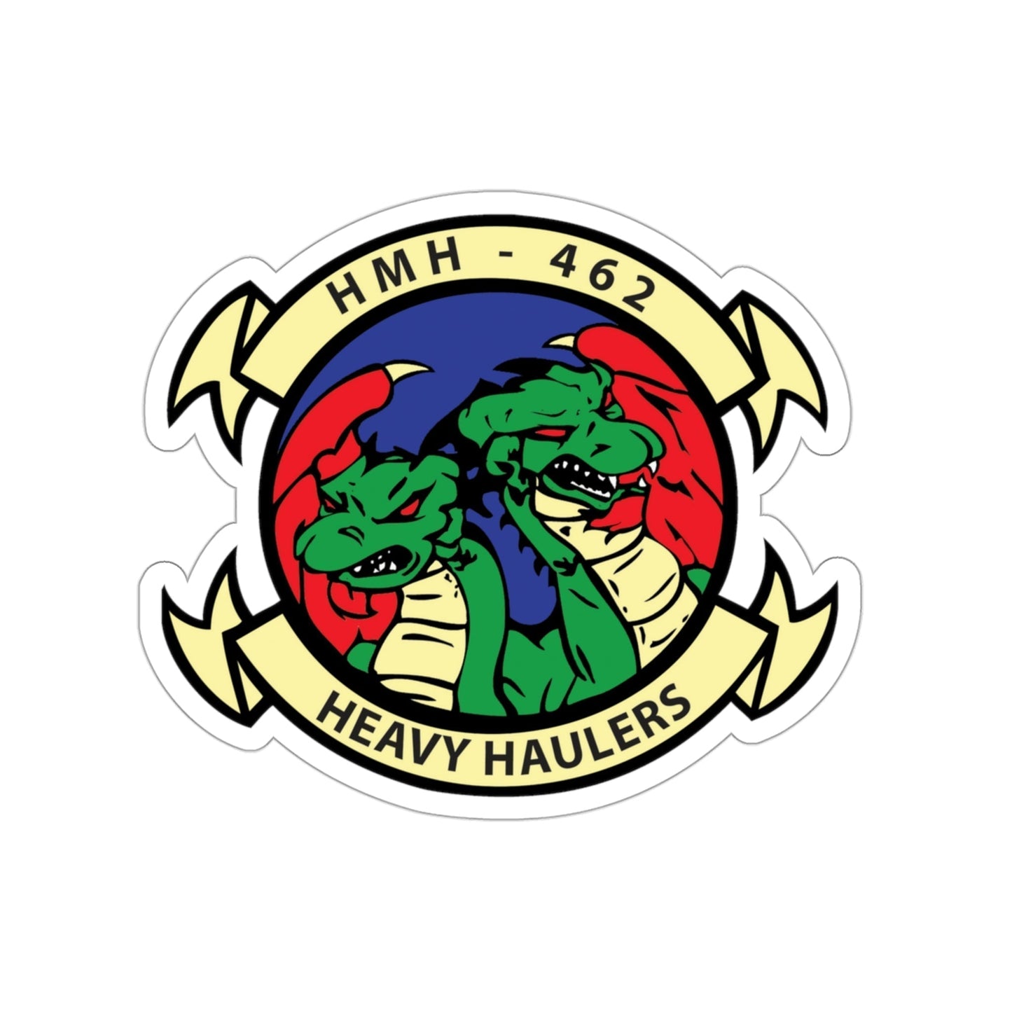 HMH 462 Heavy Haulers (USMC) STICKER Vinyl Die-Cut Decal-3 Inch-The Sticker Space