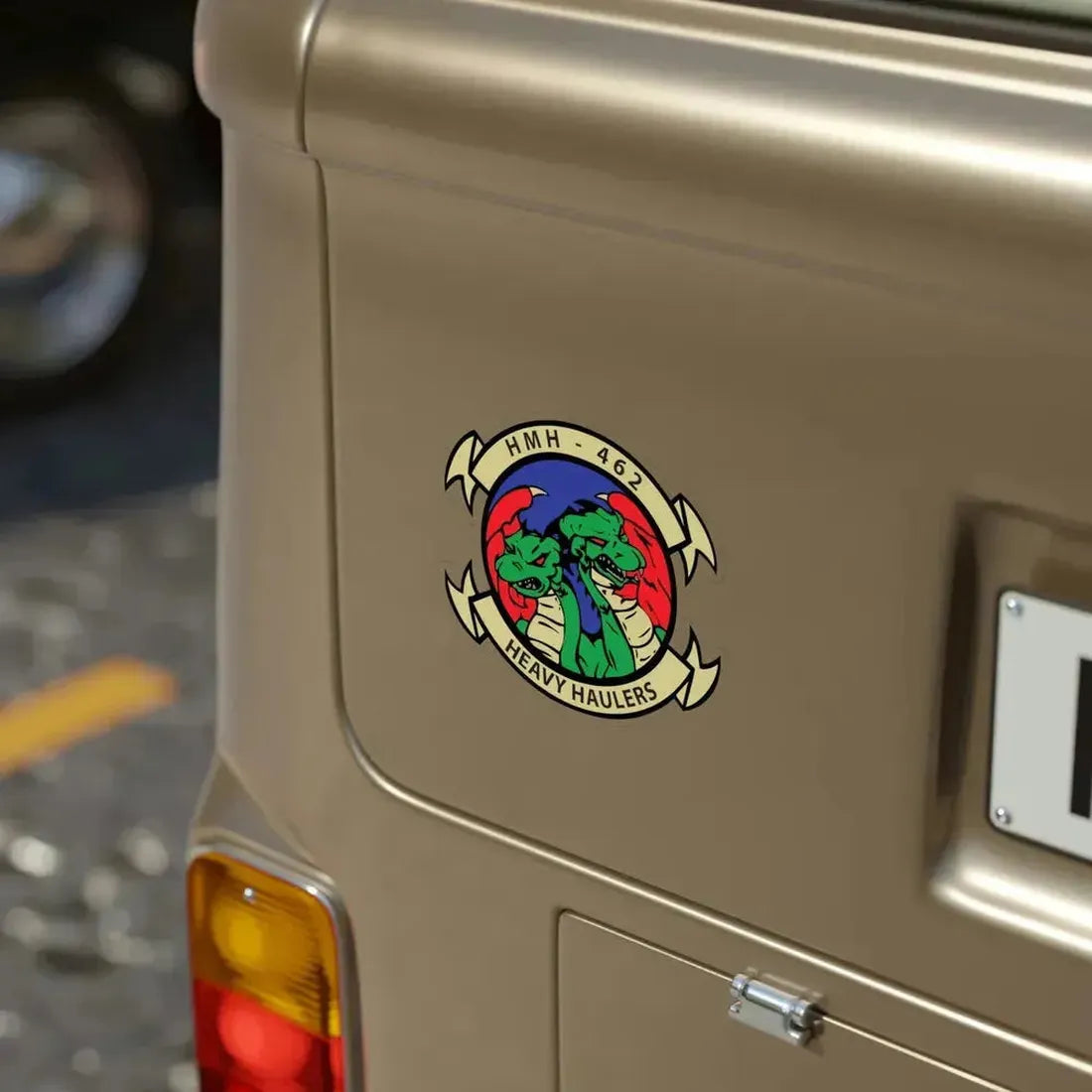 HMH 462 Heavy Haulers (USMC) Transparent STICKER Die-Cut Vinyl Decal - The Sticker Space