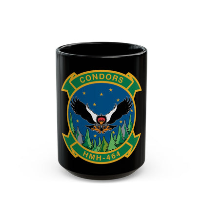 HMH 464 Condors (USMC) Black Coffee Mug-15oz-The Sticker Space