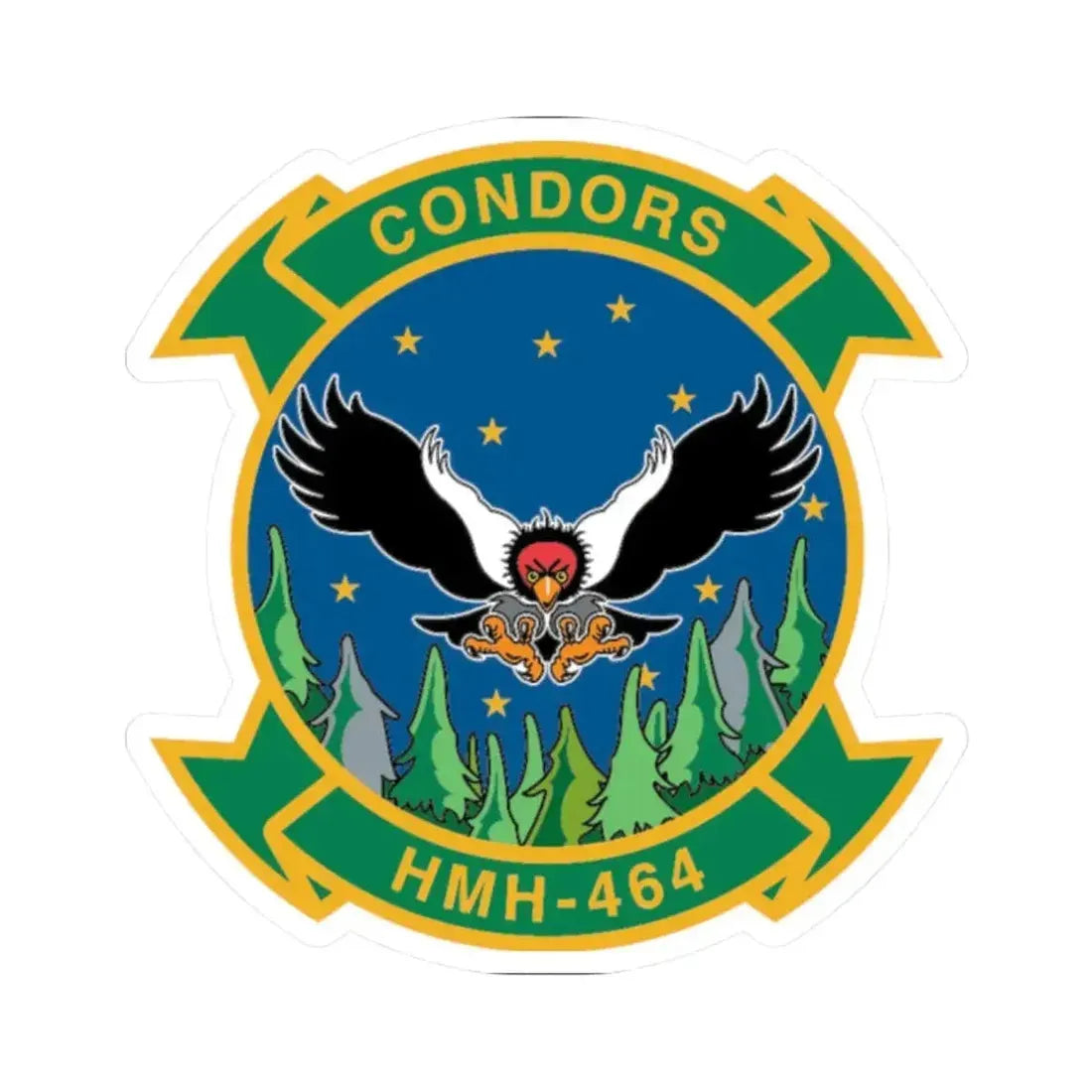 HMH 464 Condors (USMC) STICKER Vinyl Kiss-Cut Decal - The Sticker Space