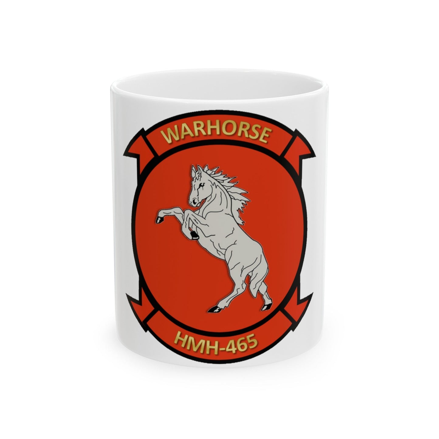 HMH 465 (USMC) White Coffee Mug-11oz-The Sticker Space