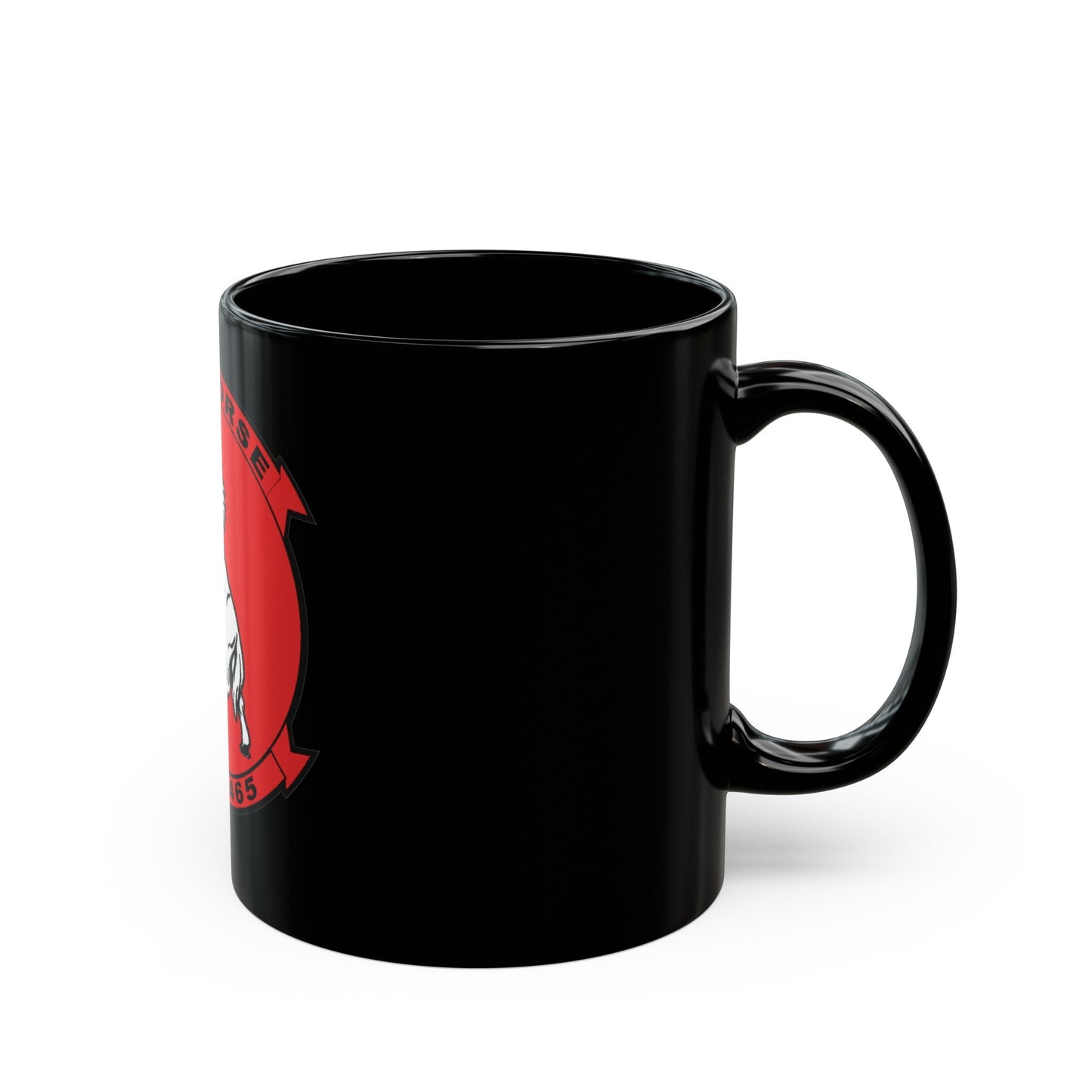 HMH 465 Warhorse (USMC) Black Coffee Mug-The Sticker Space