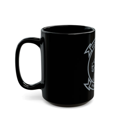 HMH 466 Wolfpack (USMC) Black Coffee Mug-The Sticker Space