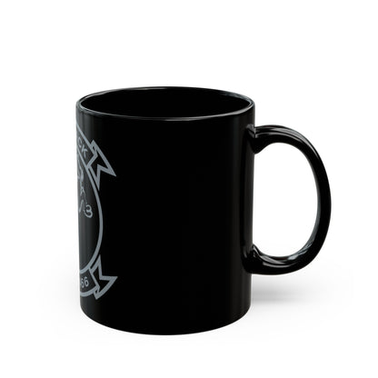 HMH 466 Wolfpack (USMC) Black Coffee Mug-The Sticker Space