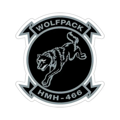 HMH 466 Wolfpack (USMC) STICKER Vinyl Die-Cut Decal 3 Inch - The Sticker Space