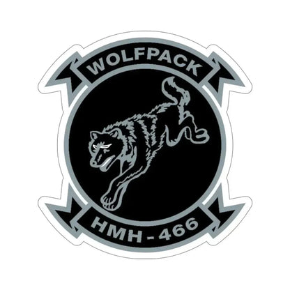 HMH 466 Wolfpack (USMC) STICKER Vinyl Die-Cut Decal 5 Inch - The Sticker Space