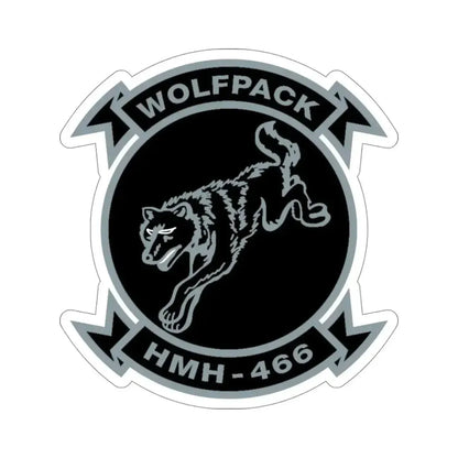 HMH 466 Wolfpack (USMC) STICKER Vinyl Die-Cut Decal - The Sticker Space