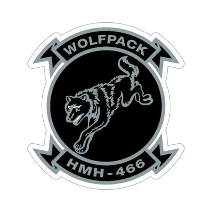 HMH 466 Wolfpack (USMC) STICKER Vinyl Die-Cut Decal - The Sticker Space
