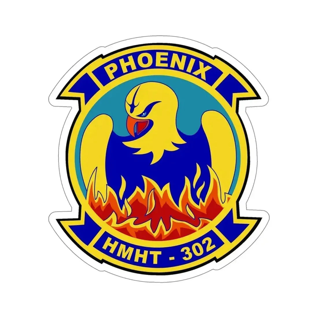 HMHT 302 (USMC) STICKER Vinyl Die-Cut Decal - The Sticker Space