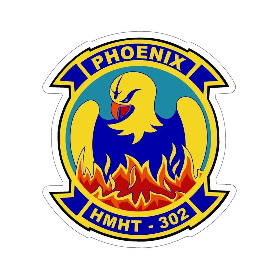 HMHT 302 (USMC) STICKER Vinyl Die-Cut Decal - The Sticker Space