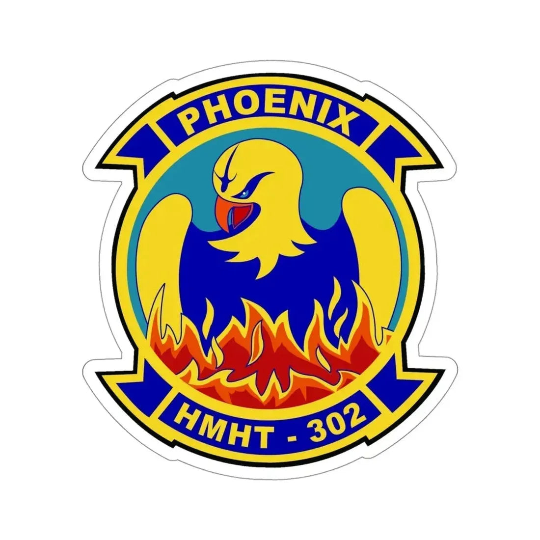HMHT 302 (USMC) STICKER Vinyl Die-Cut Decal - The Sticker Space