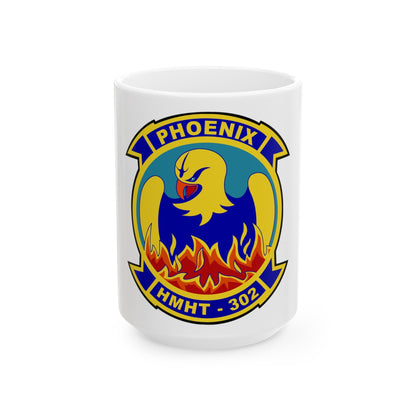 HMHT 302 (USMC) White Coffee Mug-15oz-The Sticker Space