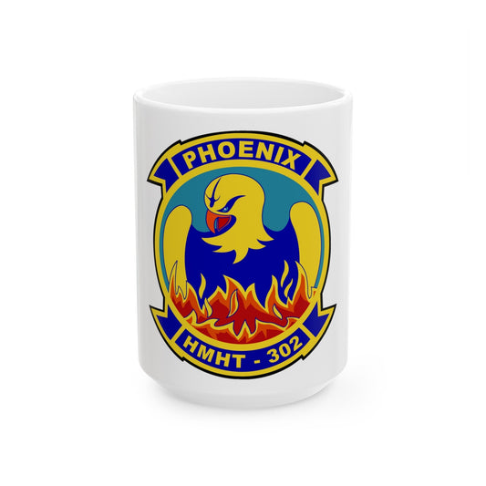 HMHT 302 (USMC) White Coffee Mug-15oz-The Sticker Space