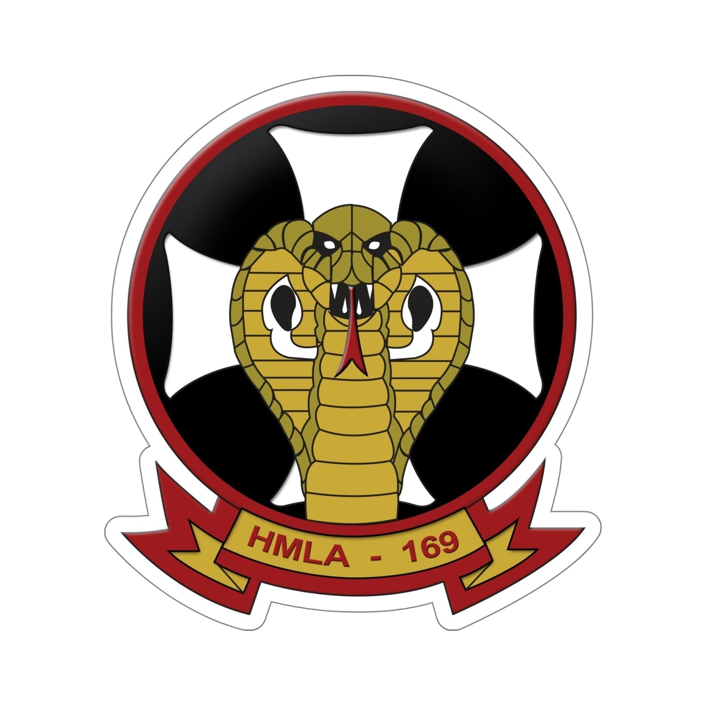 HMLA 169 Vipers (USMC) STICKER Vinyl Die-Cut Decal-6 Inch-The Sticker Space