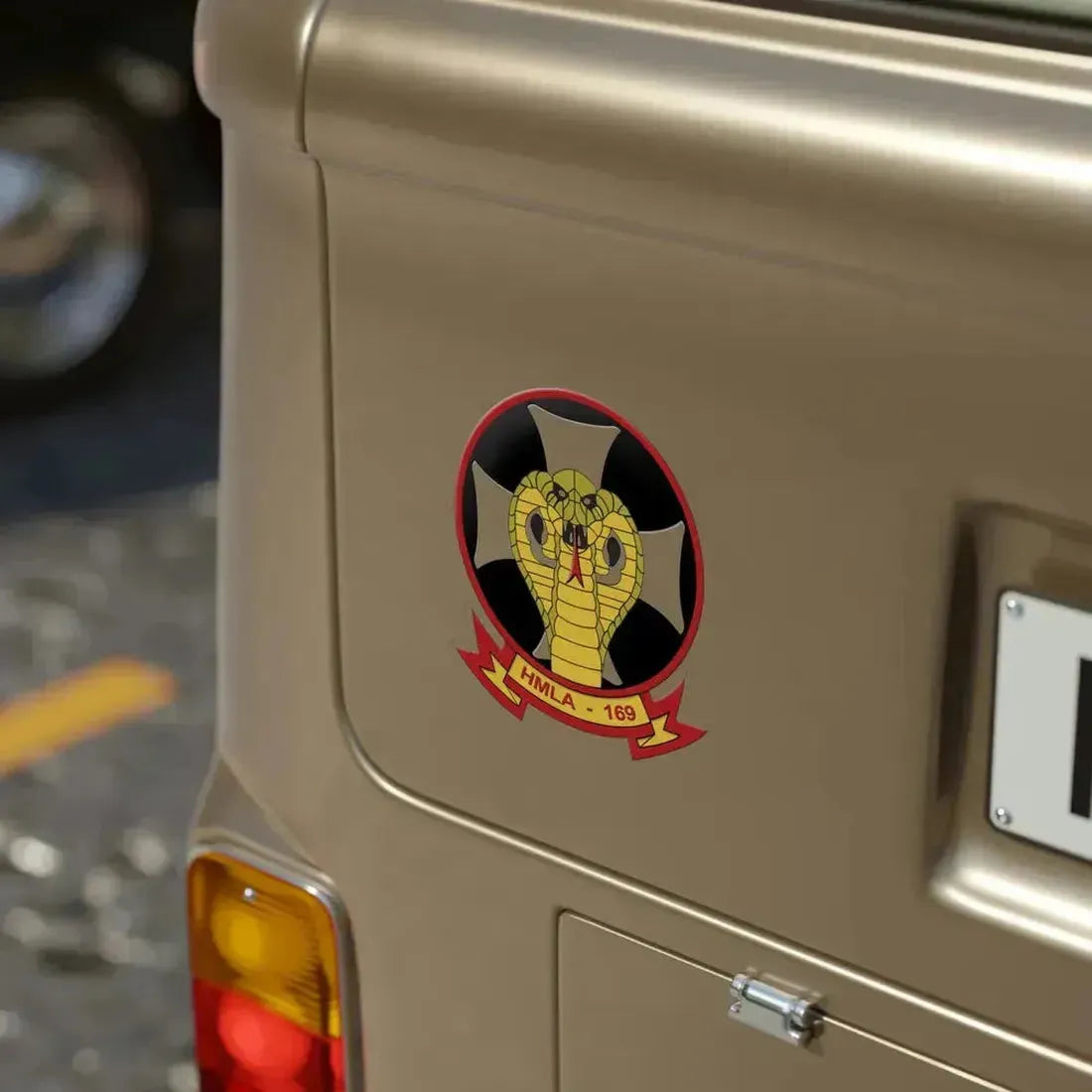 HMLA 169 Vipers (USMC) Transparent STICKER Die-Cut Vinyl Decal - The Sticker Space