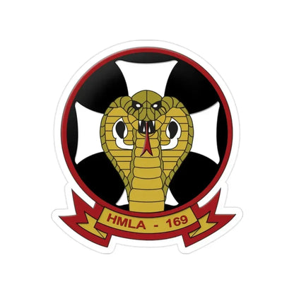 HMLA 169 Vipers (USMC) Transparent STICKER Die-Cut Vinyl Decal - The Sticker Space