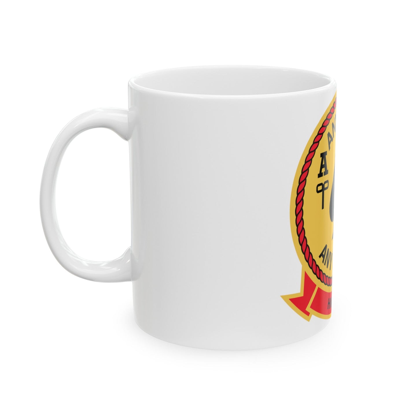 HMLA 267 Any Time Any Where (USMC) White Coffee Mug-The Sticker Space