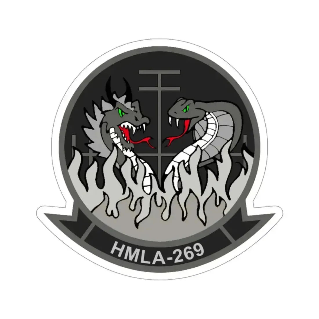 HMLA 269 (USMC) STICKER Vinyl Die-Cut Decal 3 Inch - The Sticker Space