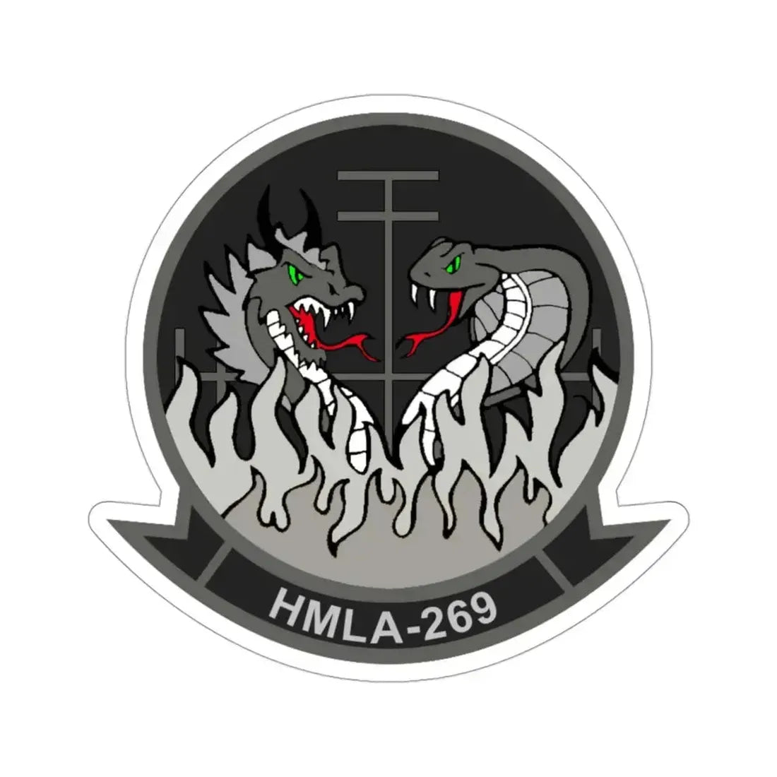 HMLA 269 (USMC) STICKER Vinyl Die-Cut Decal 3 Inch - The Sticker Space