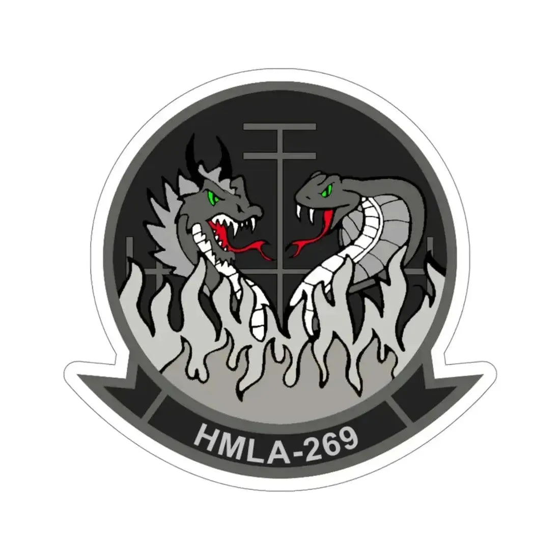 HMLA 269 (USMC) STICKER Vinyl Die-Cut Decal 4 Inch - The Sticker Space