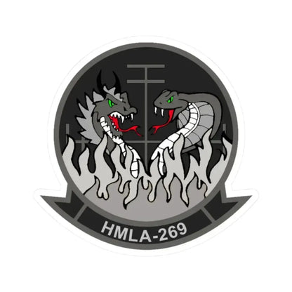 HMLA 269 (USMC) STICKER Vinyl Kiss-Cut Decal 2 Inch White - The Sticker Space