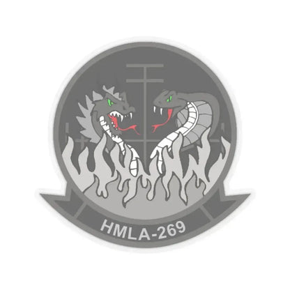 HMLA 269 (USMC) STICKER Vinyl Kiss-Cut Decal 3 Inch Transparent - The Sticker Space