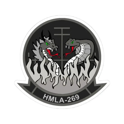 HMLA 269 (USMC) STICKER Vinyl Kiss-Cut Decal 4 Inch White - The Sticker Space
