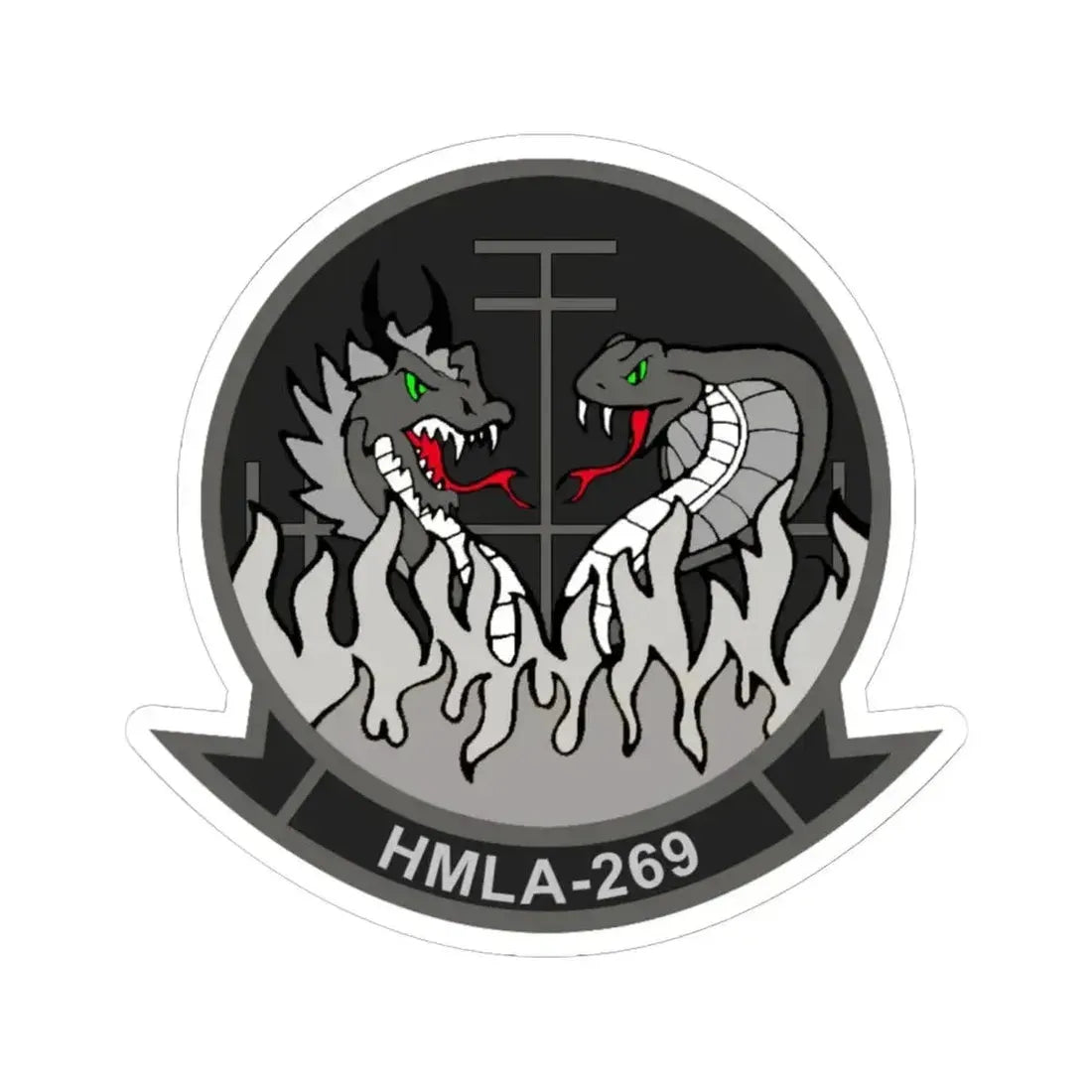 HMLA 269 (USMC) STICKER Vinyl Kiss-Cut Decal 6 Inch White - The Sticker Space