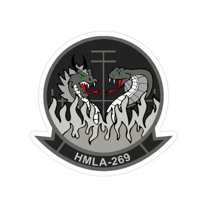 HMLA 269 (USMC) Transparent STICKER Die-Cut Vinyl Decal - The Sticker Space