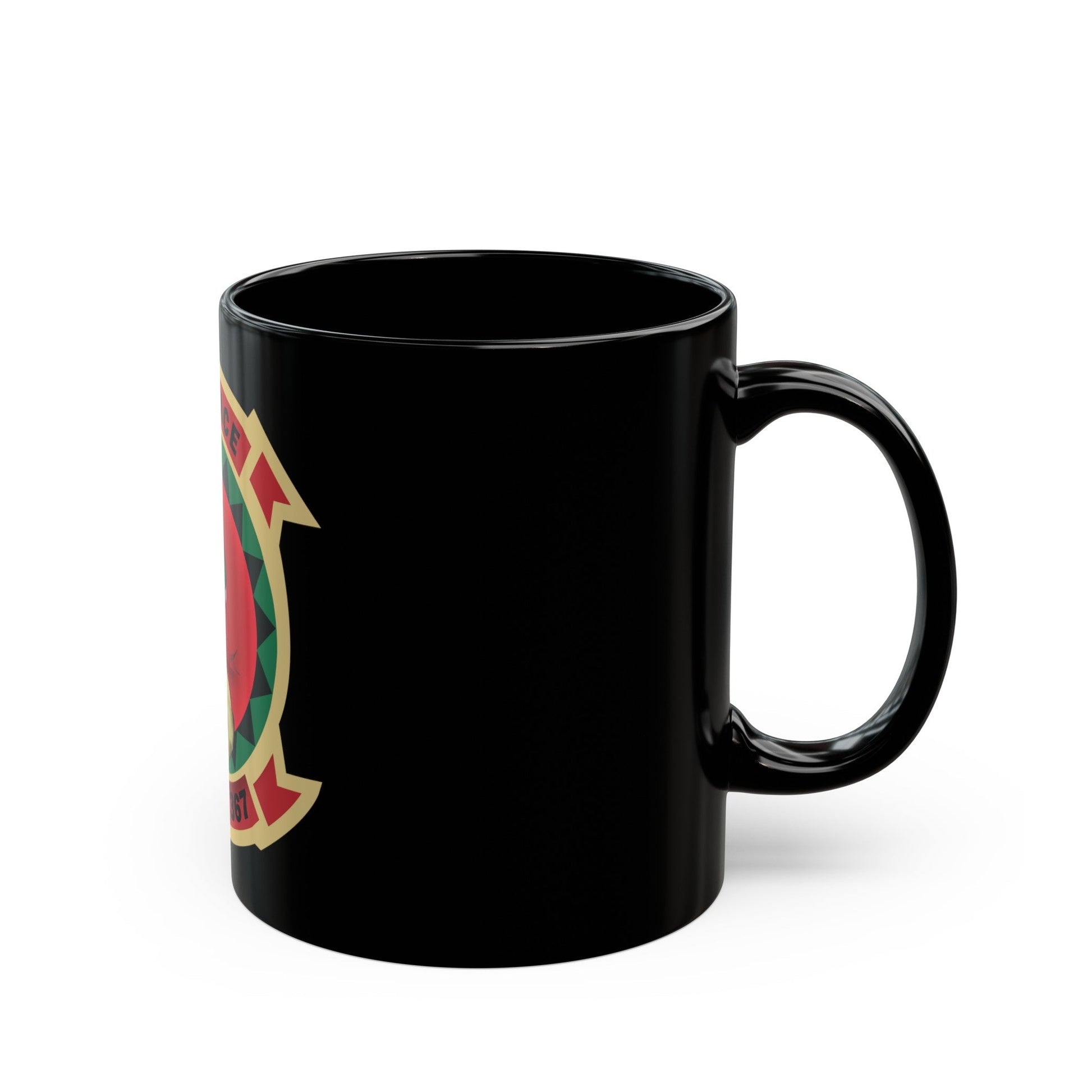 HMLA 367 Scarface (USMC) Black Coffee Mug-The Sticker Space