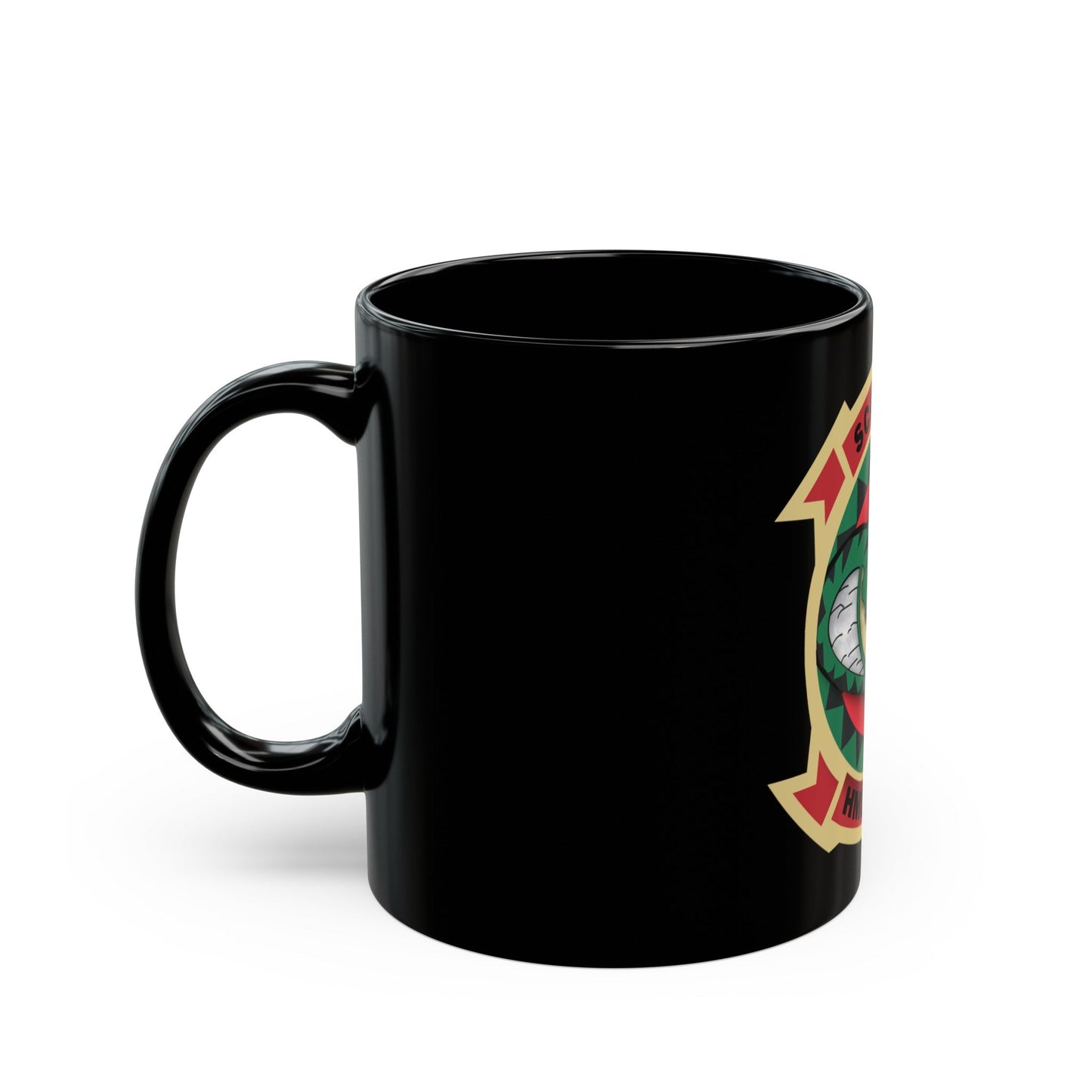 HMLA 367 Scarface (USMC) Black Coffee Mug-The Sticker Space