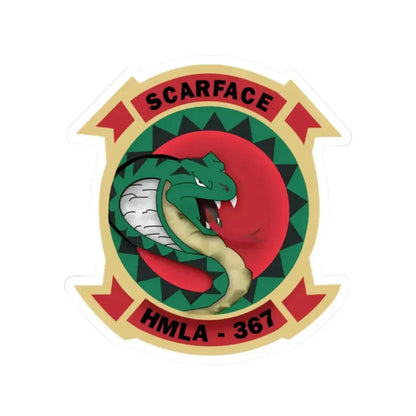 HMLA 367 Scarface (USMC) STICKER Vinyl Kiss-Cut Decal - The Sticker Space