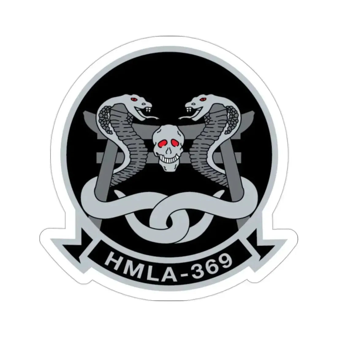 HMLA 369 (USMC) STICKER Vinyl Die-Cut Decal 2 Inch - The Sticker Space