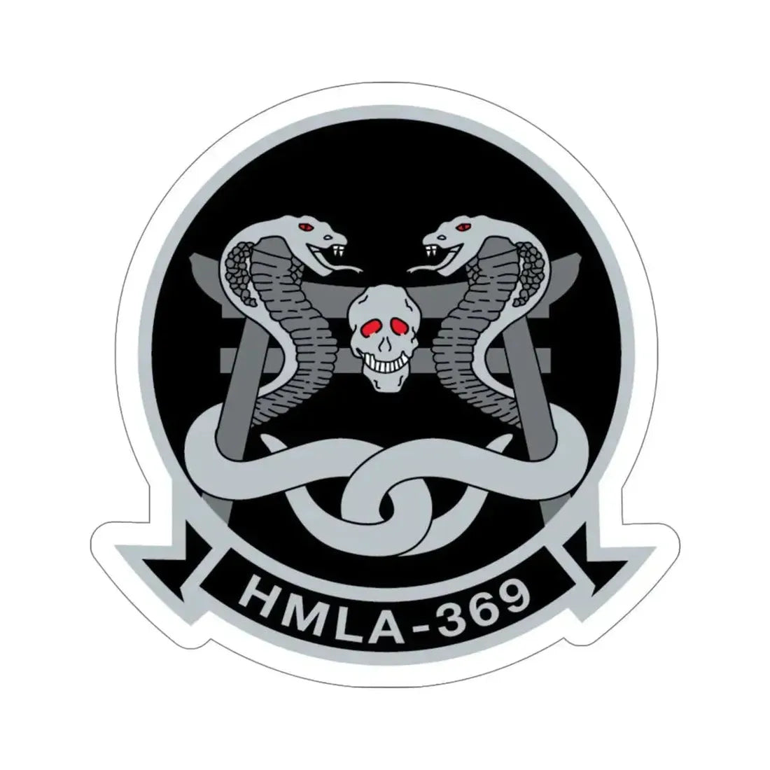 HMLA 369 (USMC) STICKER Vinyl Die-Cut Decal 5 Inch - The Sticker Space
