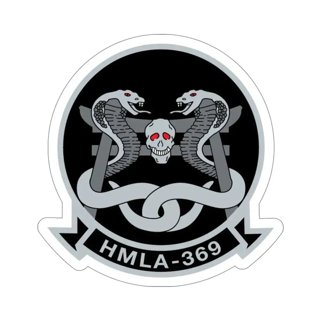 HMLA 369 (USMC) STICKER Vinyl Die-Cut Decal - The Sticker Space