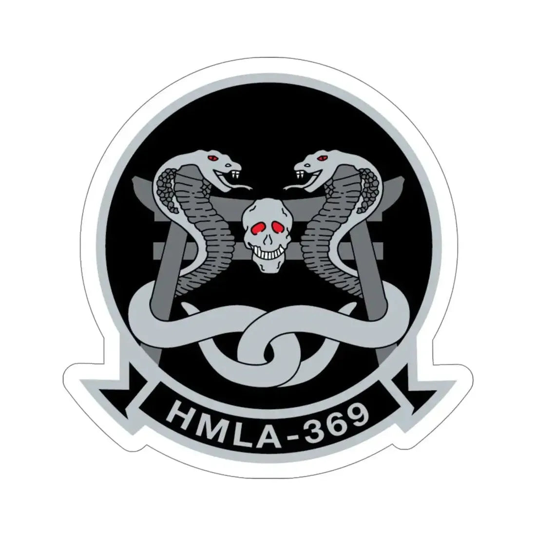 HMLA 369 (USMC) STICKER Vinyl Die-Cut Decal - The Sticker Space