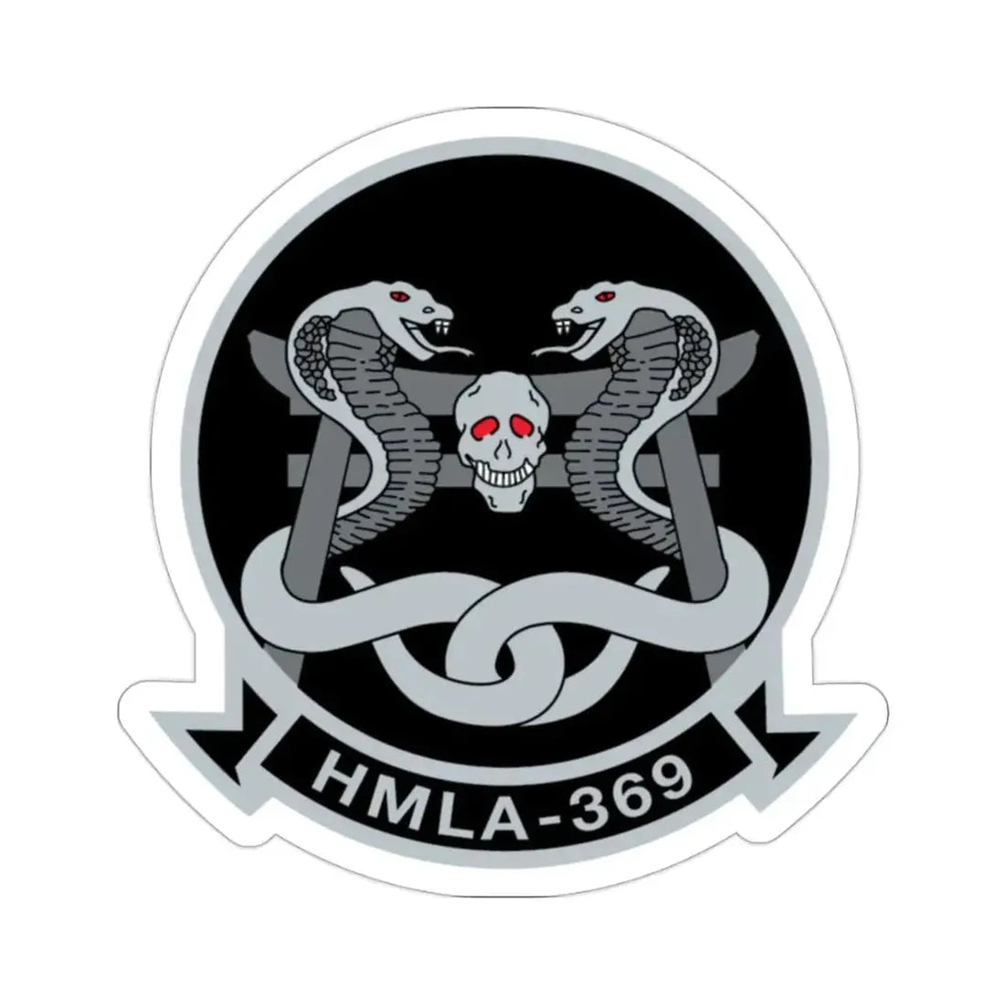 HMLA 369 (USMC) STICKER Vinyl Die-Cut Decal - The Sticker Space