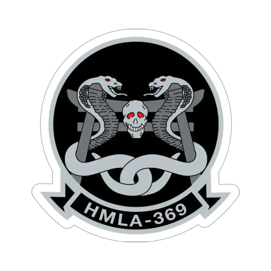 HMLA 369 (USMC) STICKER Vinyl Die-Cut Decal - The Sticker Space