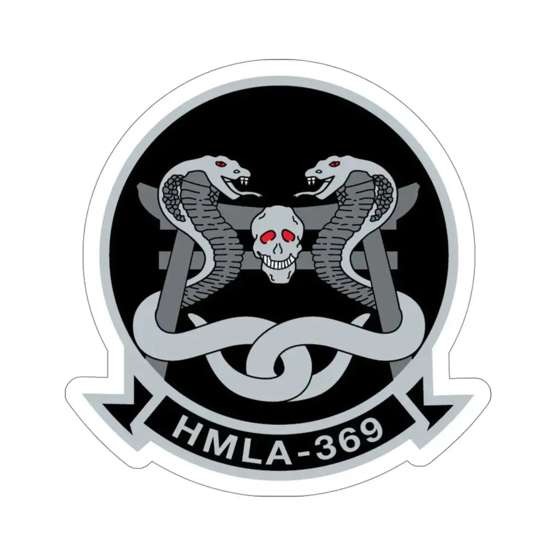 HMLA 369 (USMC) STICKER Vinyl Die-Cut Decal - The Sticker Space