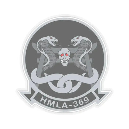 HMLA 369 (USMC) STICKER Vinyl Kiss-Cut Decal 2 Inch Transparent - The Sticker Space