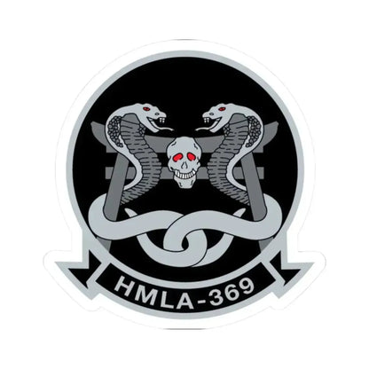 HMLA 369 (USMC) STICKER Vinyl Kiss-Cut Decal 2 Inch White - The Sticker Space