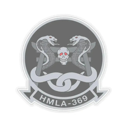 HMLA 369 (USMC) STICKER Vinyl Kiss-Cut Decal 4 Inch Transparent - The Sticker Space