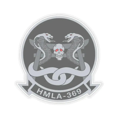 HMLA 369 (USMC) STICKER Vinyl Kiss-Cut Decal 6 Inch Transparent - The Sticker Space