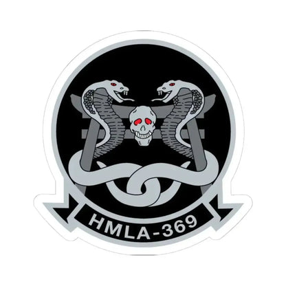 HMLA 369 (USMC) STICKER Vinyl Kiss-Cut Decal 6 Inch White - The Sticker Space