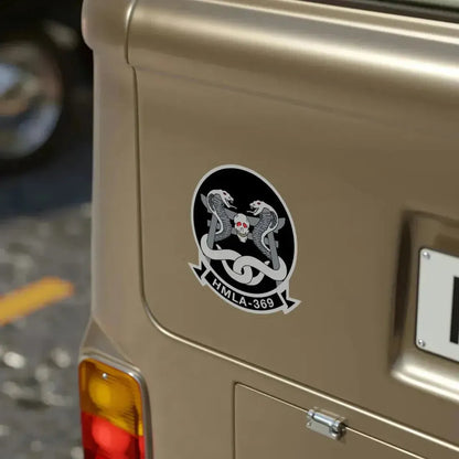 HMLA 369 (USMC) Transparent STICKER Die-Cut Vinyl Decal - The Sticker Space